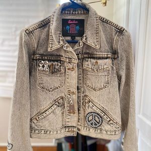Runway Marc Jacob’s acid wash jacket super fun and funky eun trie to size